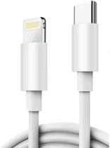 Cabo Lightning tipo-C Compatível Iphone 7, 8, X, XR, XS, 11, 12, 13, 14 -1 METRO Cabo Lightning tipo-C Compatível Iphone 7, 8, X, XR, XS, 11, 12, 13, 14 -1 METRO