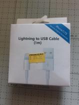 Cabo Lightning tô usb cable 1m Cabo Lightning tô usb cable 1m