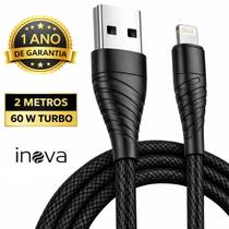 Cabo Lightning Turbo Reforçado 2 Metros Original Inova
