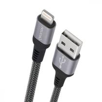 Cabo Lightning Ultra Resistente Em Nylon Transparente