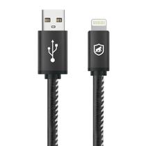 Cabo Lightning / USB-A - Turbo Militar - 1,5M no Atacado - Caixa Fechada 10 Unidades - Gshield