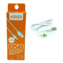 Cabo Lightning Usb Carregador Kaidi Para Android V8