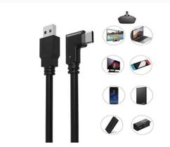Cabo Link 5 Metros Compatível Com Oculus Quest 1 E 2 Usb-C