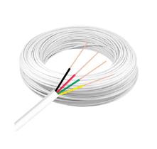 Cabo Liso Chato P/ Tel 4 Vias Branco Rolo C/ 300mts - Tebera Cabo Liso Chato P/ Tel 4 Vias Branco Rolo C/ 300mts - Tebera