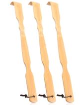Cabo longo de bambu de madeira Back Scratcher Renook (3 unidades) Cabo longo de bambu de madeira Back Scratcher Renook (3 unidades)
