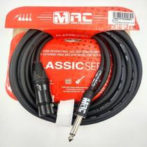 Cabo mac desbalanceado 15ft/4.57m xlr+p10 classic mc15pb