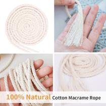Cabo macrame, 3mm x 100m naturalmente macrame corda handmade twi Cabo macrame, 3mm x 100m naturalmente macrame corda handmade twi