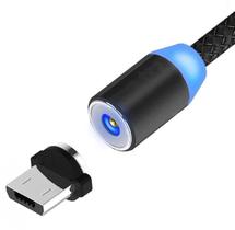 Cabo Magnético Flexível Micro Usb Carrega Celular Smartphone