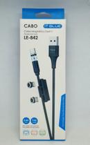 Cabo magnetico it blue LE-842 3 em 1 - IT-BLUE