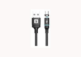Cabo Magnético PREMIUM 2.4A SUMEXR 2m V8 Preto