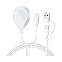 Cabo Magnético USB C 3 Em 2 Para Carregamento Rápido Para Apple Watch E iPhone, Carregador iWatch