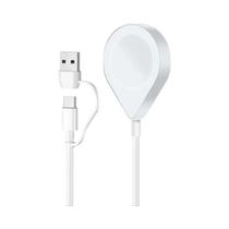 Cabo Magnético USB C 3 Em 2 Para Carregamento Rápido Para Apple Watch E iPhone, Carregador Para