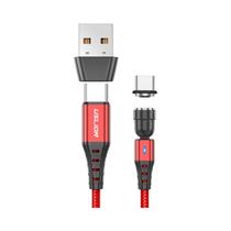 Cabo Magnético USB C Para Tipo C De Carregamento Rápido De 60W Para iPhone 15 14 pro Max Xiaomi 13