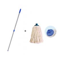 Cabo mais Refil Mopinho 30cm C/ Rosca Azul Bralimpia Br32az