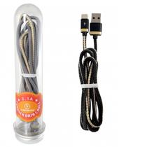 Cabo Malha Micro USB V8 1m 3,1A Turbo