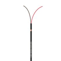 Cabo Manga 02X26 AWG - com Blindagem Preto - 1 Metro
