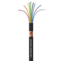 Cabo Manga 10x26 AWG - com Blindagem Preto - 50 Metros Cabo Manga 10x26 AWG - com Blindagem Preto - 50 Metros