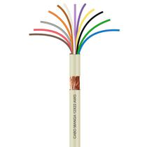 Cabo Manga 12x22 AWG - com Blindagem Bege - 1 Metro