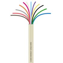 Cabo Manga 12x22 AWG - sem Blindagem Bege - 20 Metros