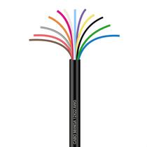 Cabo Manga 12x22 AWG sem Blindagem Preto 3 metros Cabo Manga 12x22 AWG sem Blindagem Preto 3 metros
