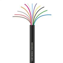 Cabo Manga 12x26 AWG - sem Blindagem Preto - 40 Metros