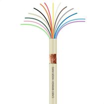 Cabo Manga 14x26 AWG - com Blindagem Bege - 2 Metros
