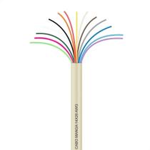 Cabo Manga 14x26 AWG - sem Blindagem Bege - 50 Metros