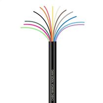 Cabo Manga 14x26 AWG - sem Blindagem Preto - 50 Metros