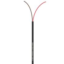 Cabo Manga 2X26 AWG - sem Blindagem Preto - 40 Metros