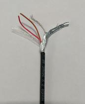 Cabo manga 2x26AWG blindado em fita (50 Metros)