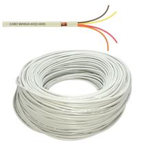 Cabo Manga 4 Vias 22 AWG (4x22AWG) para Automação Comercial e Iluminação de Piscinas LED RGB - 50 Metros
