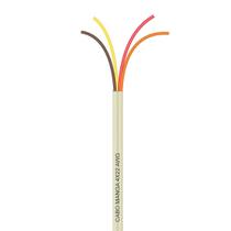 Cabo Manga 4X22 AWG - sem Blindagem Bege - 3 Metros