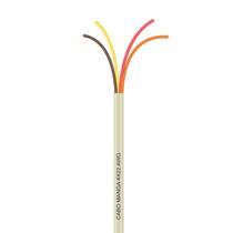 Cabo Manga 4X22 AWG - sem Blindagem Bege - 30 Metros