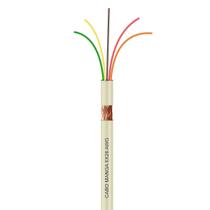 Cabo Manga 5x26 AWG - com Blindagem Bege - 2 Metros Cabo Manga 5x26 AWG - com Blindagem Bege - 2 Metros