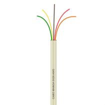 Cabo Manga 5x26 AWG - sem Blindagem Bege - 10 Metros