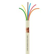 Cabo Manga 6x22 AWG - com Blindagem Bege - 3 Metros
