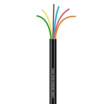 Cabo Manga 6X22 AWG - sem Blindagem Preto - 100 Metros