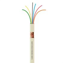 Cabo Manga 6X26 Awg - Com Blindagem Bege - 5 Metros