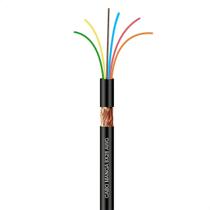 Cabo Manga 6X26 Awg - Com Blindagem Preto - 4 Metros