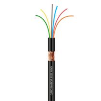 Cabo Manga 6x26 AWG - com Blindagem Preto - 5 Metros Cabo Manga 6x26 AWG - com Blindagem Preto - 5 Metros
