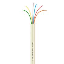 Cabo Manga 6X26 AWG - sem Blindagem Bege - 40 Metros Cabo Manga 6X26 AWG - sem Blindagem Bege - 40 Metros