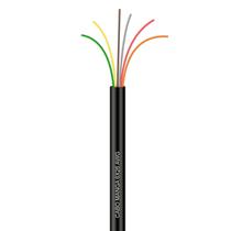 Cabo Manga 6X26 AWG - sem Blindagem Preto - 3 Metros