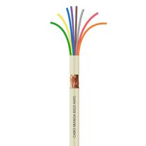 Cabo Manga 8X22 AWG - com Blindagem Bege - 1 Metro Cabo Manga 8X22 AWG - com Blindagem Bege - 1 Metro
