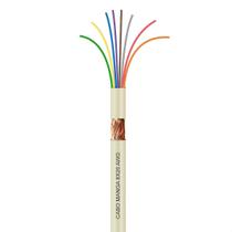 Cabo Manga 8x26 AWG - com Blindagem Bege - 10 Metros