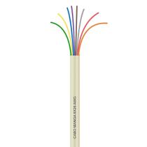 Cabo Manga 8x26 AWG - sem Blindagem Bege - 10 Metros