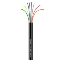 Cabo Manga 8x26 AWG - sem Blindagem Preto - 10 Metros
