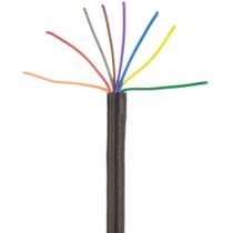 Cabo Manga 8x26 AWG - sem Blindagem Preto - 5 Metros