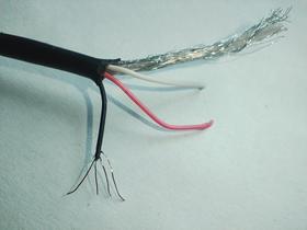 Cabo Manga Flexível Preto 4 Vias - 24 Awg 50 Metros