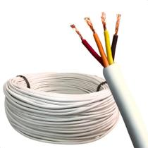 Cabo Manga NVK 4 Vias Flexível 20m 26AWG Branco Para LED Aut