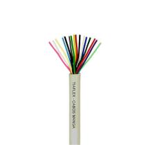 Cabo Manga sem Blindagem 22 AWG Tiaflex - 8 metros (Selecione o número de Vias)